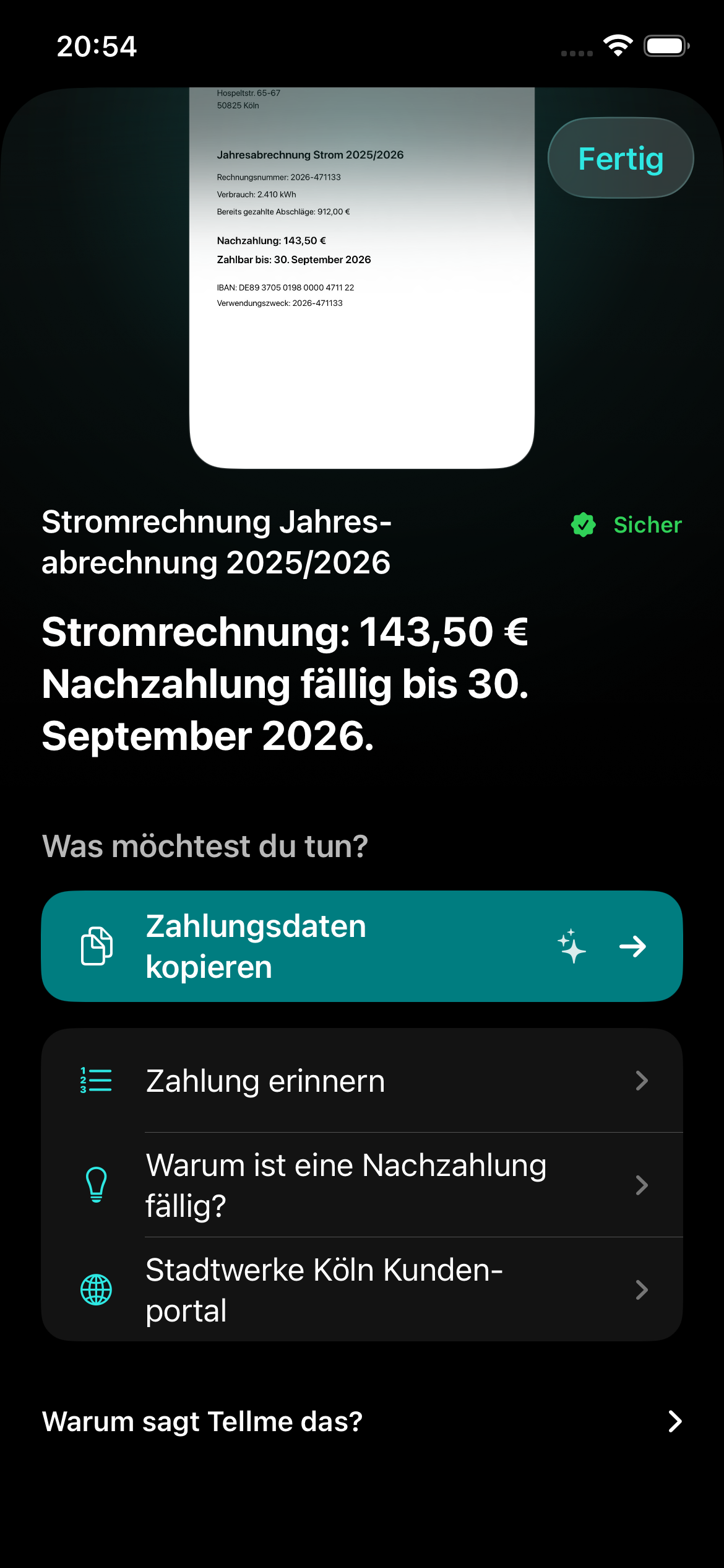 Tellme — Zeigen. Machen. Fertig.